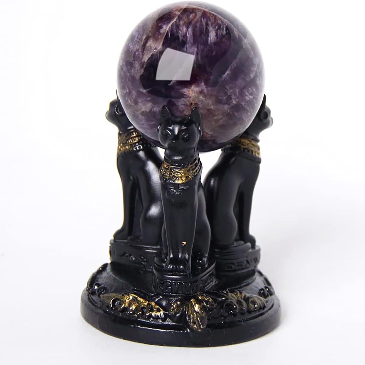 Crystal Ball Stand Sculptures Home Decor