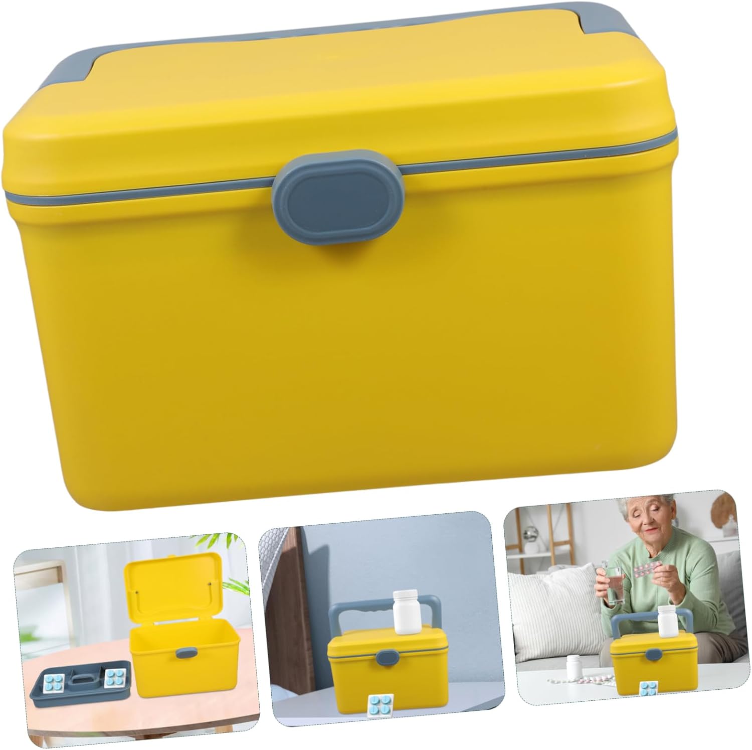 HOLIDYOYO Medicine Cabinet Storage Organizer Box