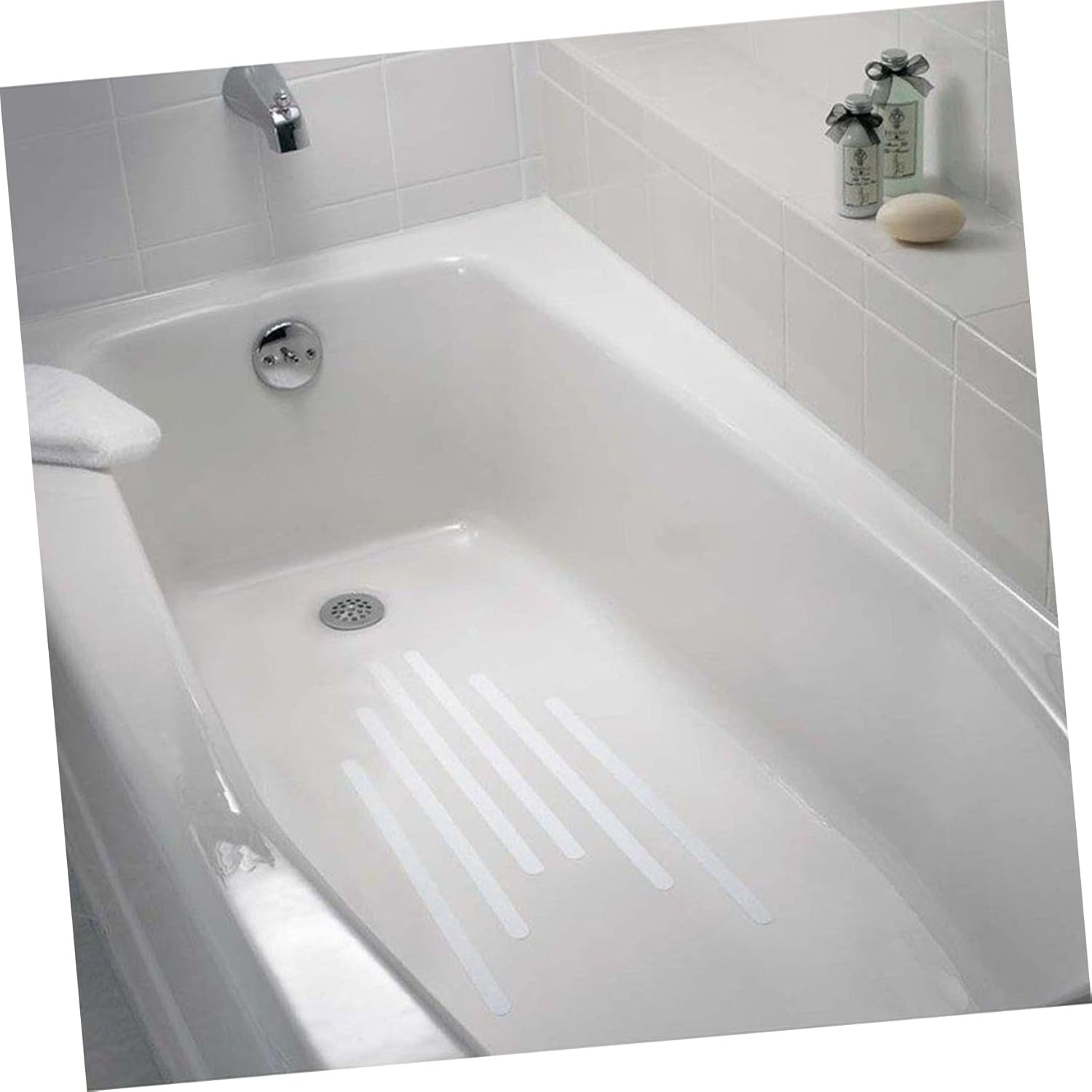 Zerodeko Non-Slip Bath Stickers 36pcs Clear Waterproof Tub Treads