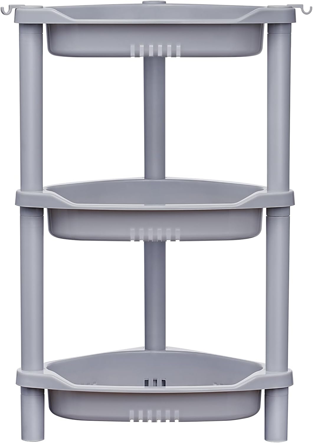 ELYKEN 3 Tier Shower Caddy Organizer Shelf Corner Grey