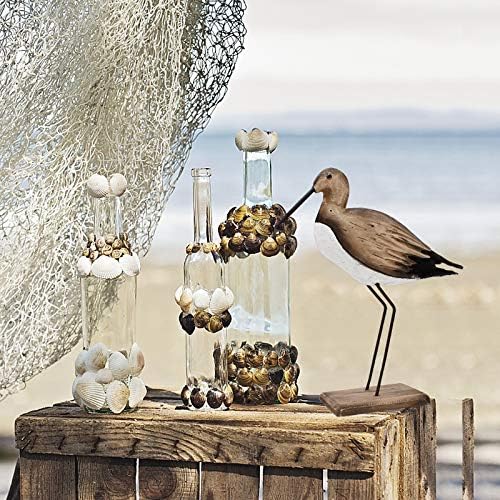 Linfevisi Seagull Statue Solid Wood Coastal Decor