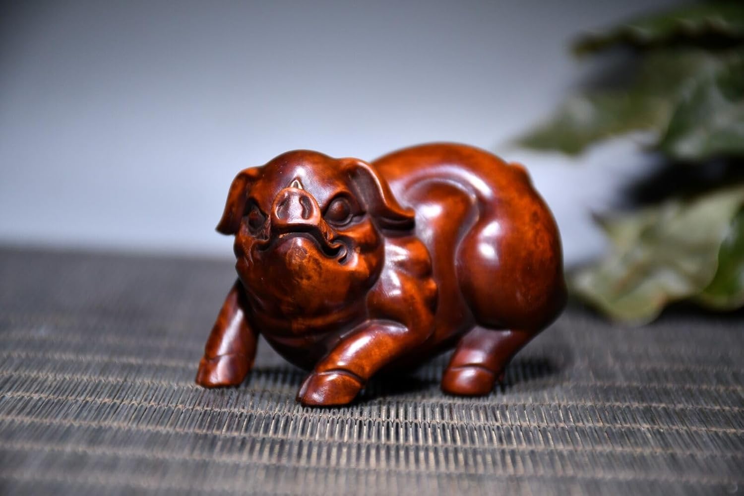Boxwood Zodiac Pig Statues - 12 Lovable Animal Sculptures
