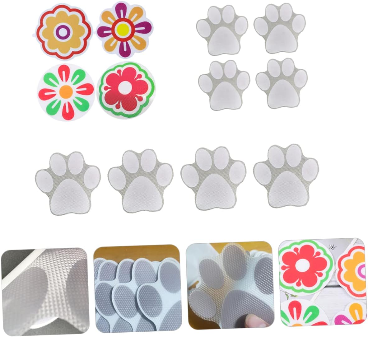 Ciieeo 12pcs Waterproof Cartoon Tile Stickers for Bath and Pool