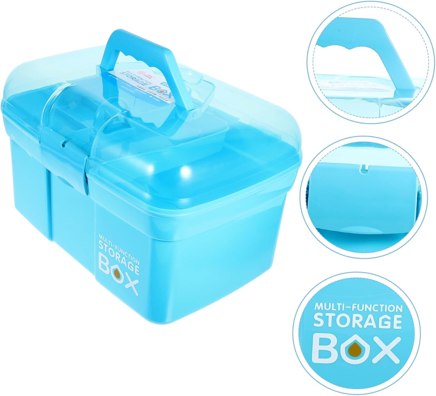 COLLBATH Portable Double Layer Medicine Cabinet