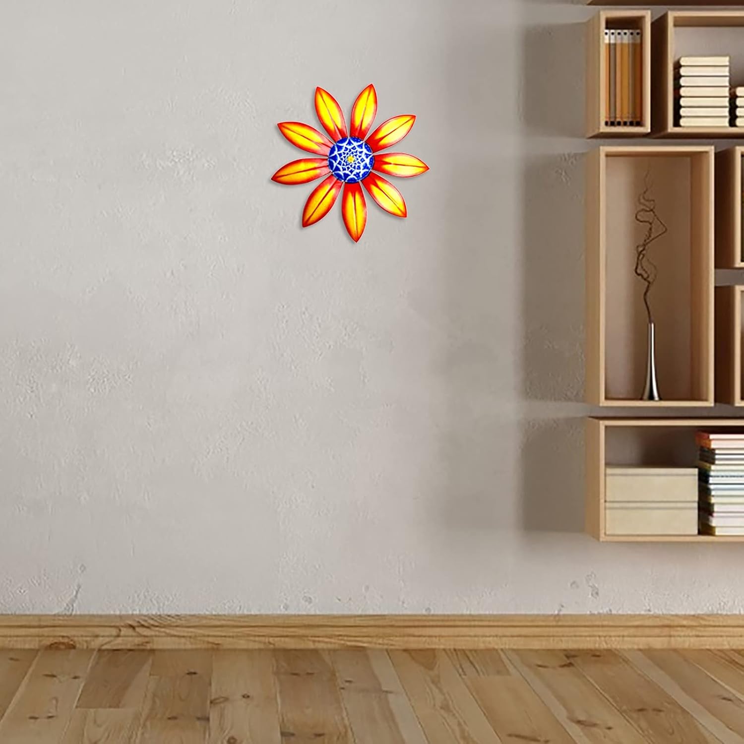 Golden Metal Wall Art Sculptures for Home and Office