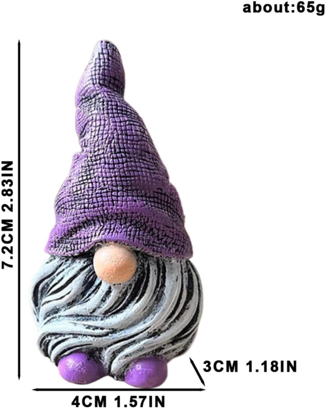 Nudsfuii Resin Gnome Statue Home Decor Figurine