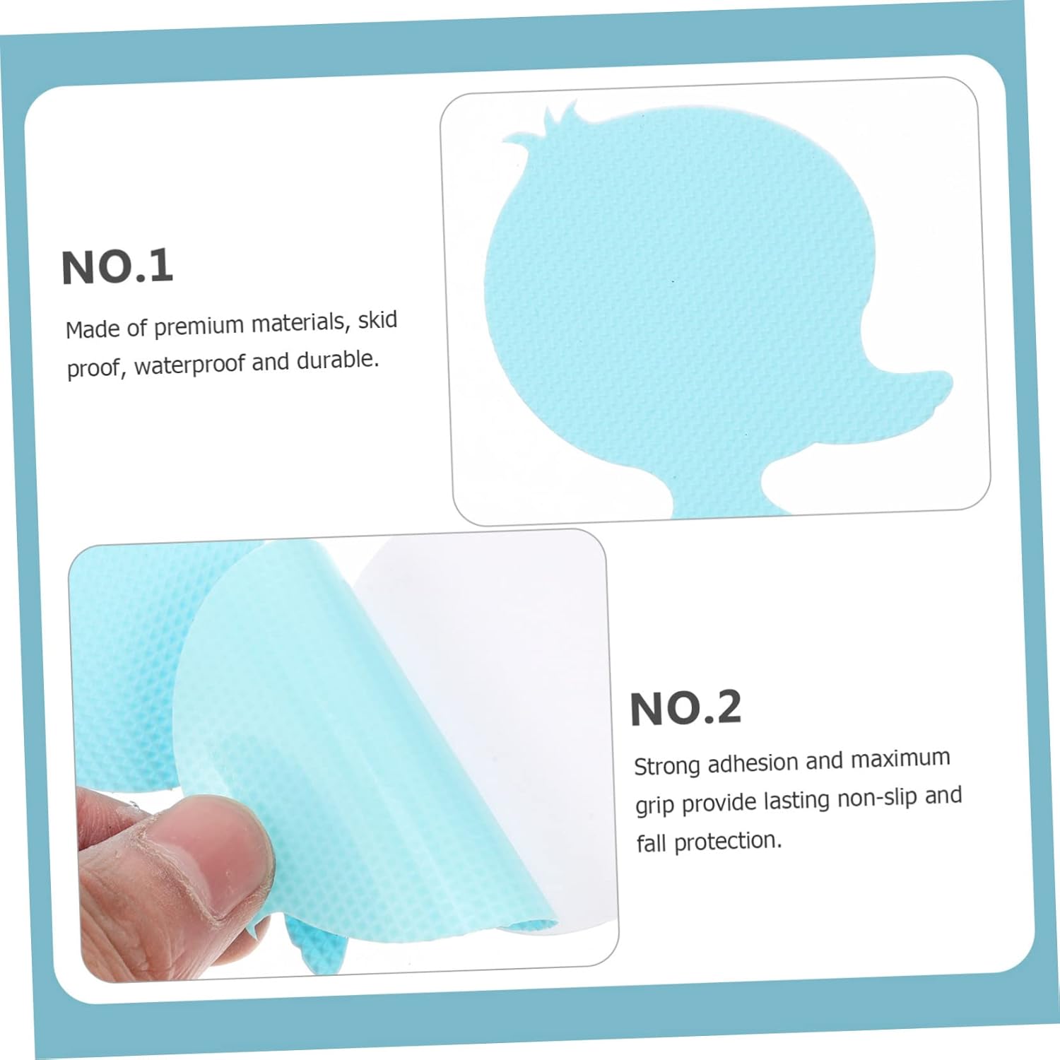 Ciieeo Non-Slip Toilet Stickers 24pcs for Safe Bathroom Use