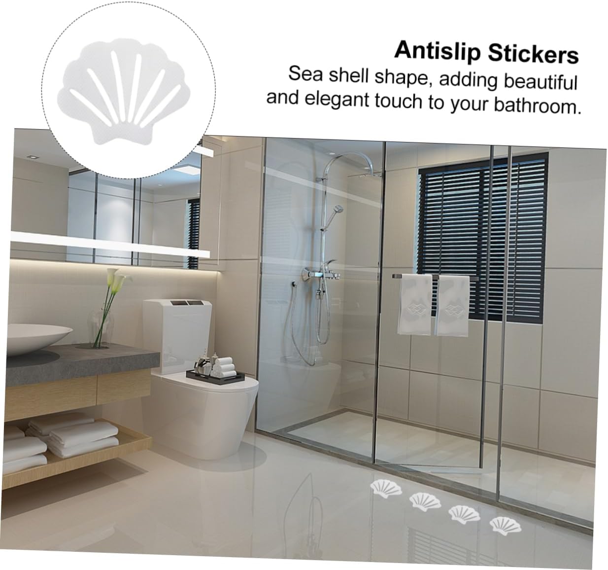 Ciieeo Nonslip Bathroom Sticker for Safety