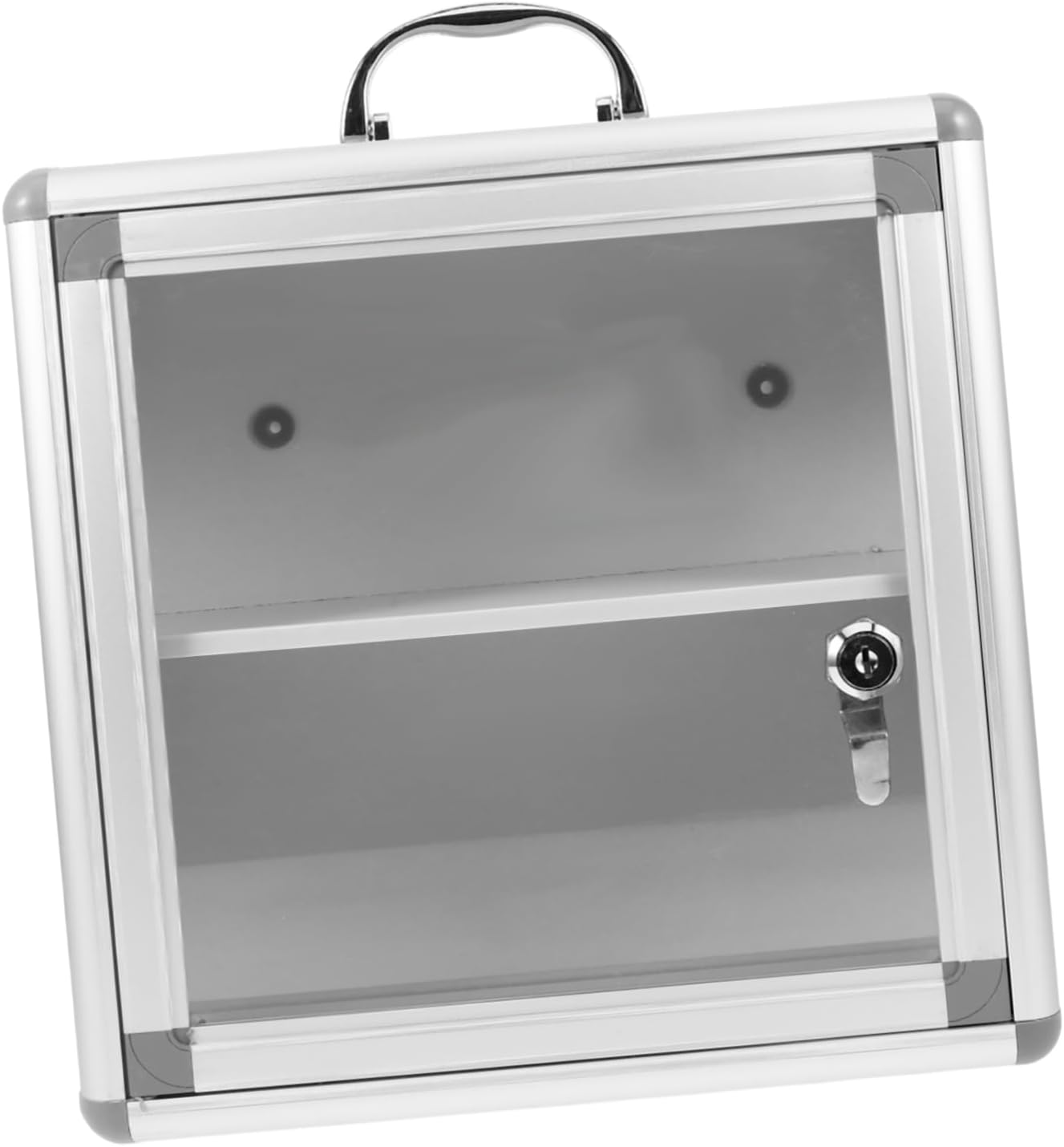 Wall Mounted Medicine Cabinet with Transparent Panel