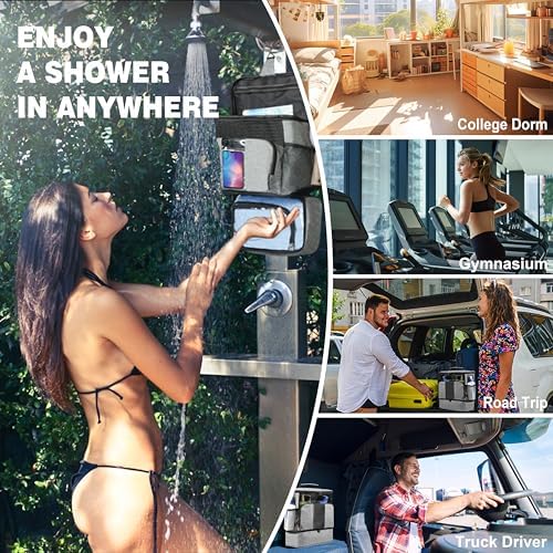 TOPMELON Portable Shower Caddy for Travel and Dorm