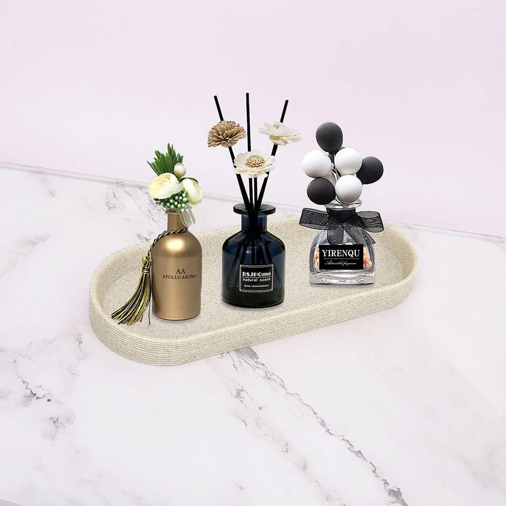 Aksipo Beige Resin 5Pc Bathroom Accessory Set