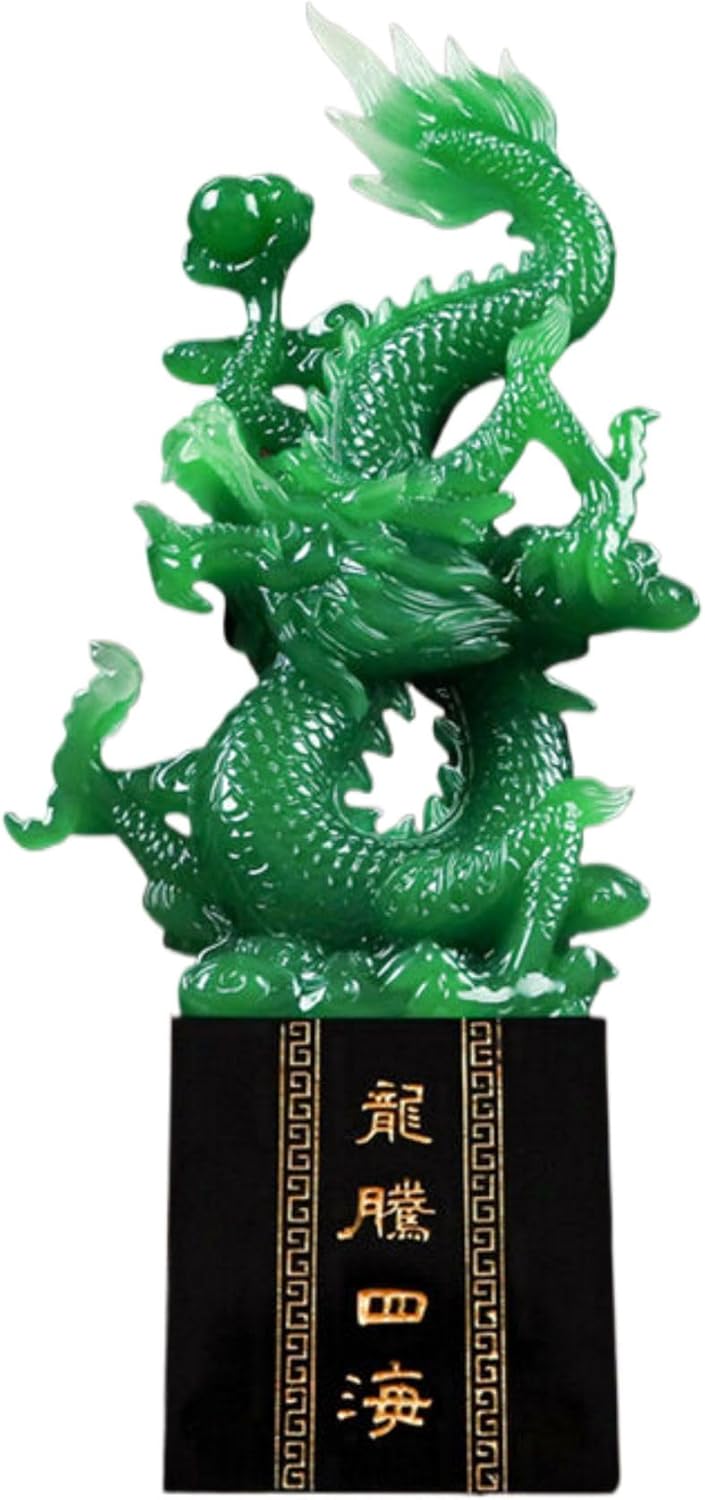 Creative Chinese Dragon Statue for Feng Shui Wealth and Prosperity