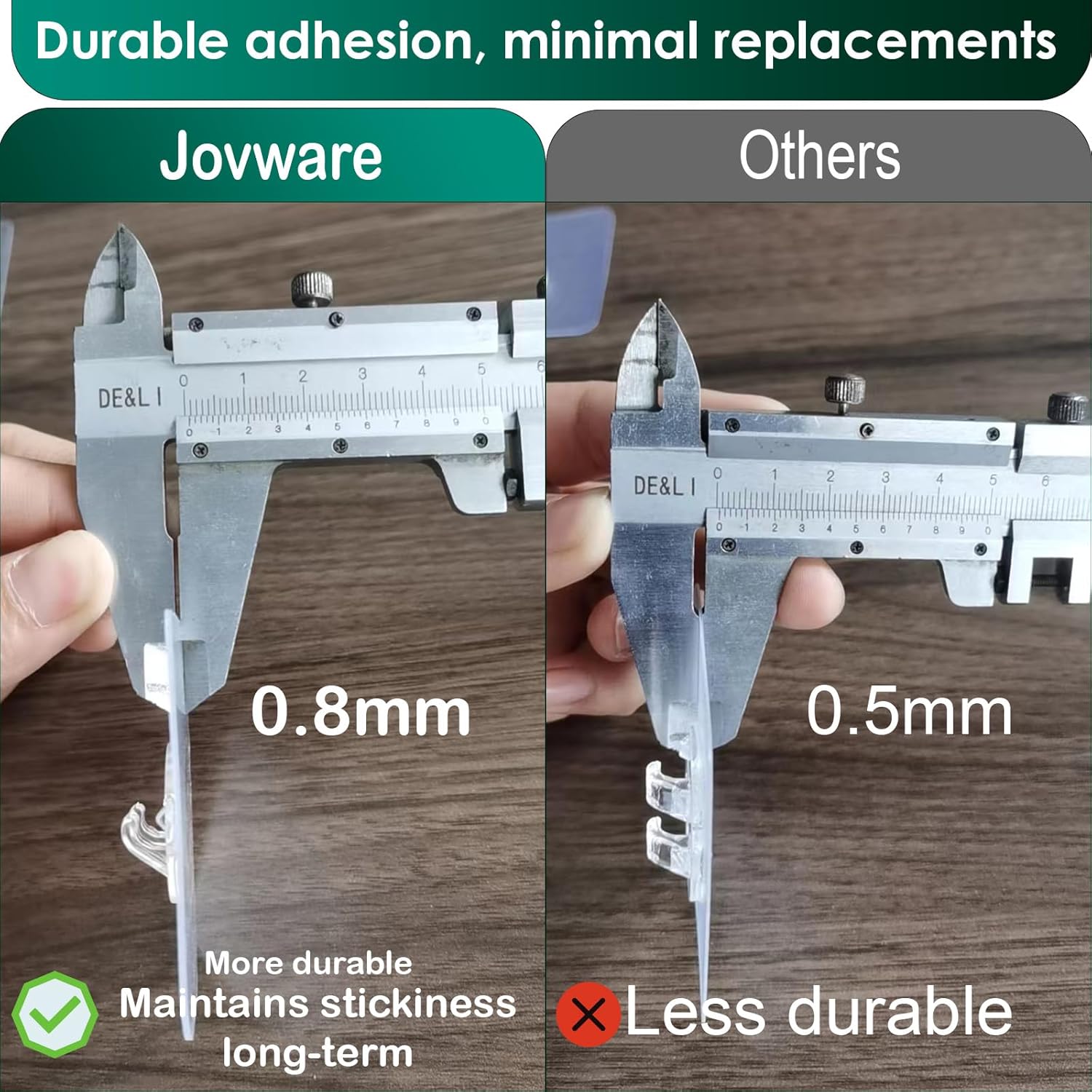 Jovware 14 Pack Shower Caddy Adhesive Replacement 1