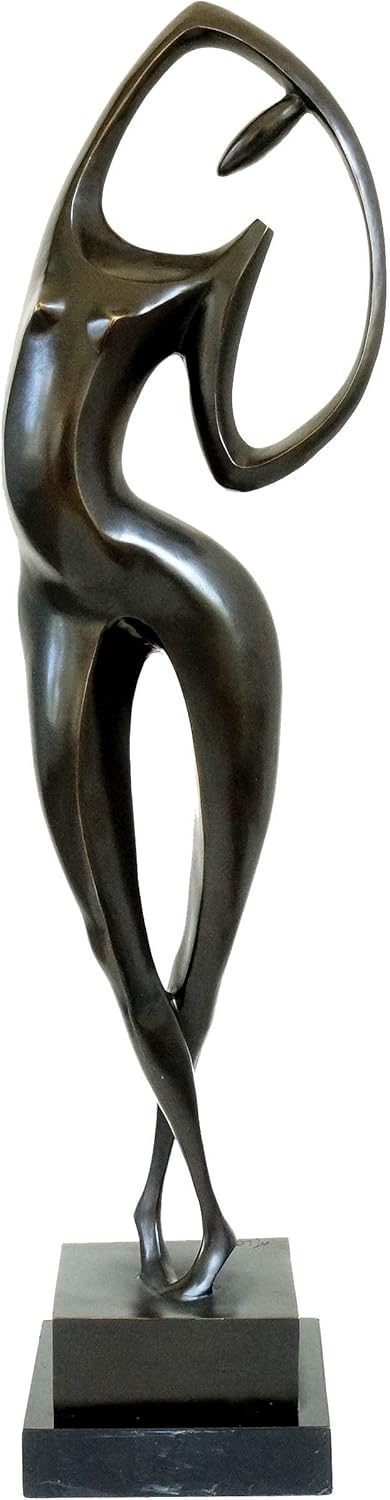 Contemplation - Modern Art Nude Bronze Statue Signed Milo
