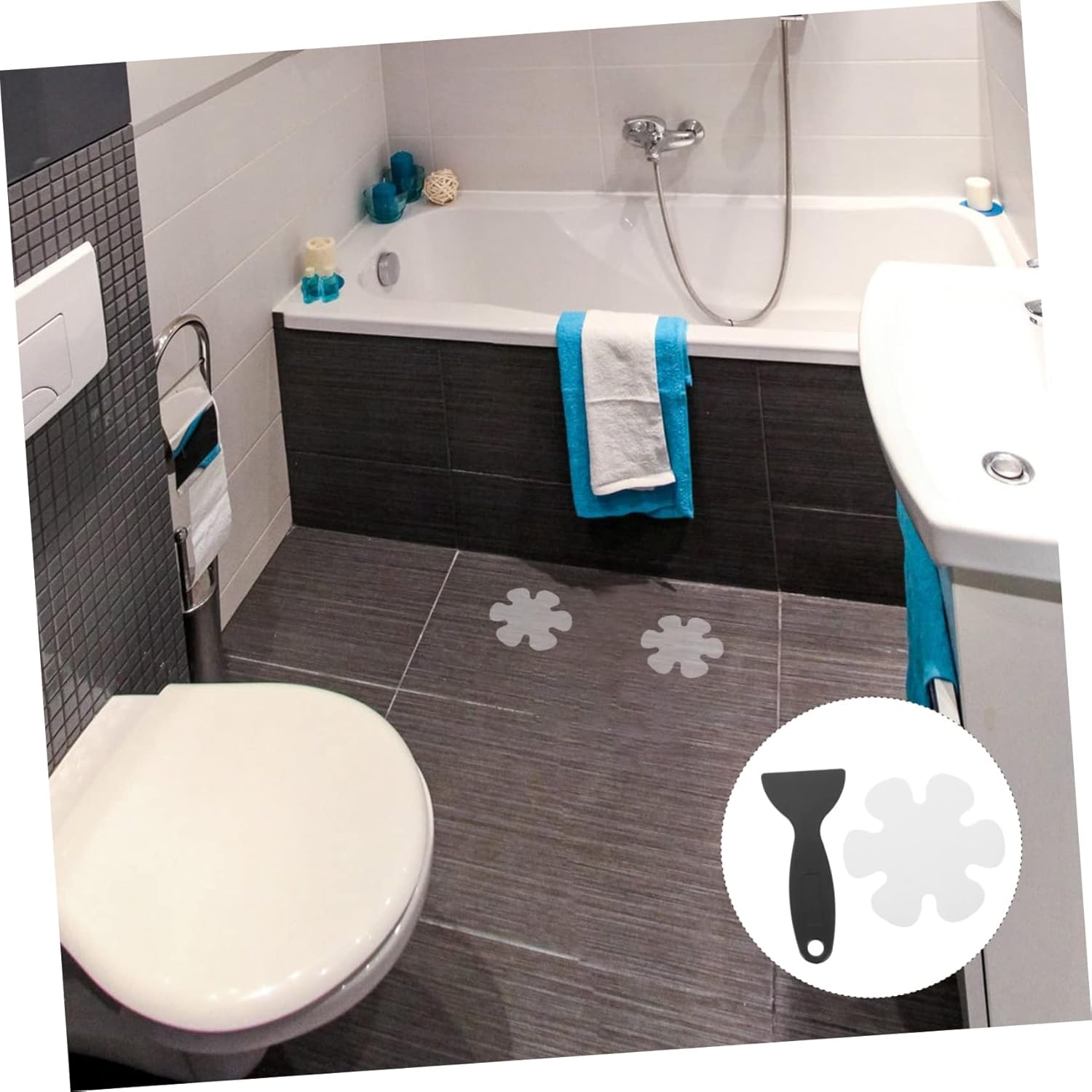 ABOOFAN Non-Slip Bathtub Floor Stickers for Safety 1