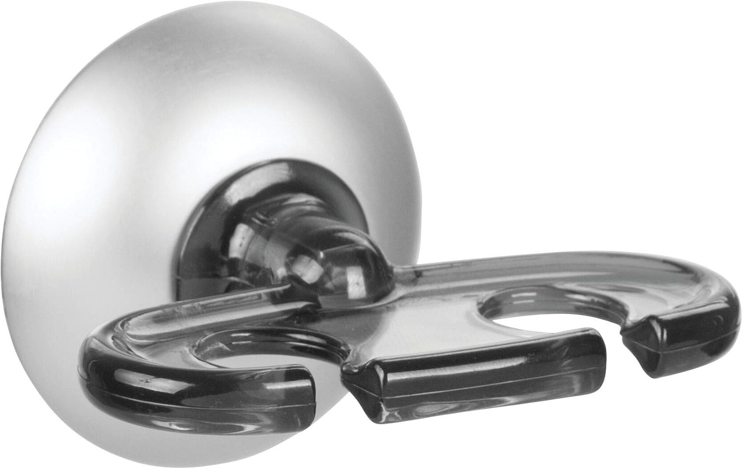 InterDesign iDesign Ultra Power Lock Suction Toothbrush Holder Gray