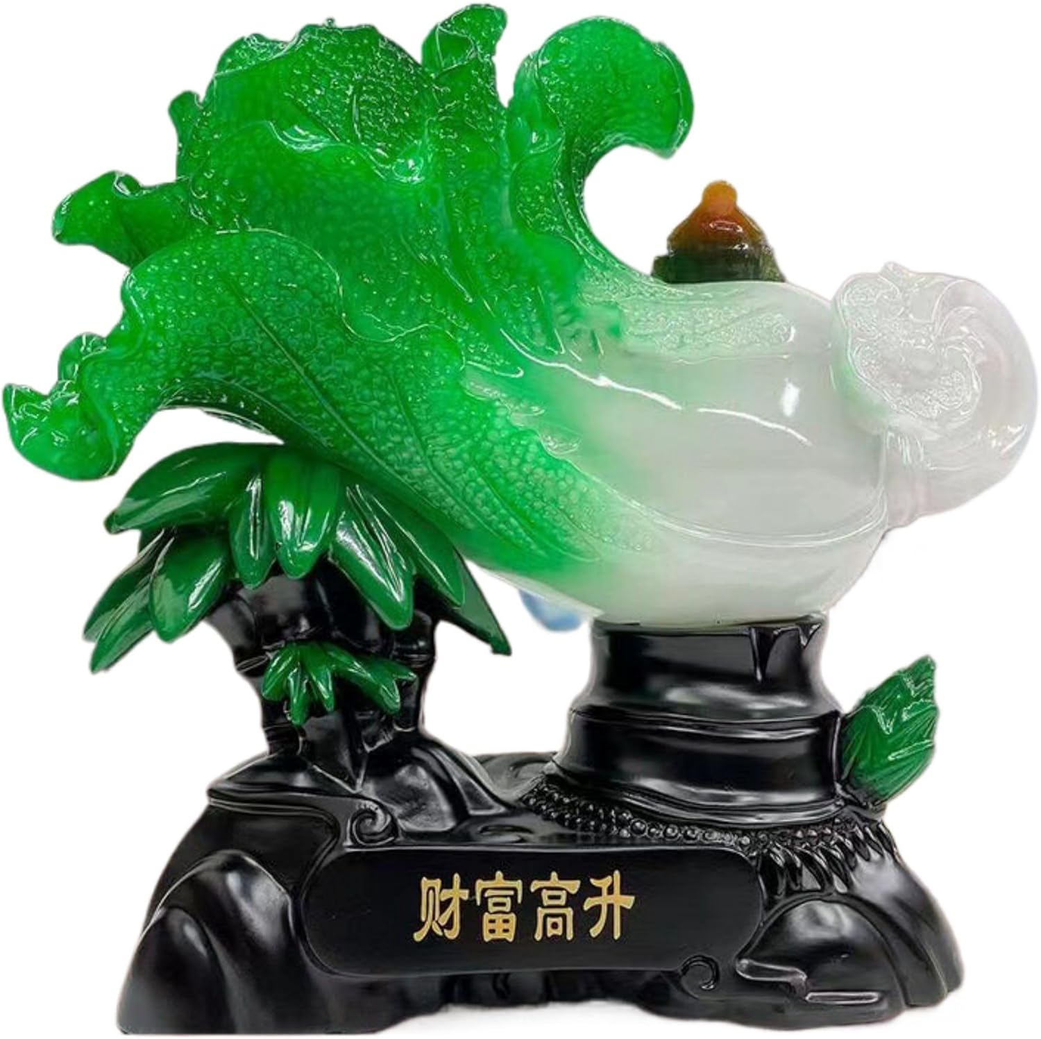 Feng Shui Wealth Prosperity Jade Bao Cai Statue