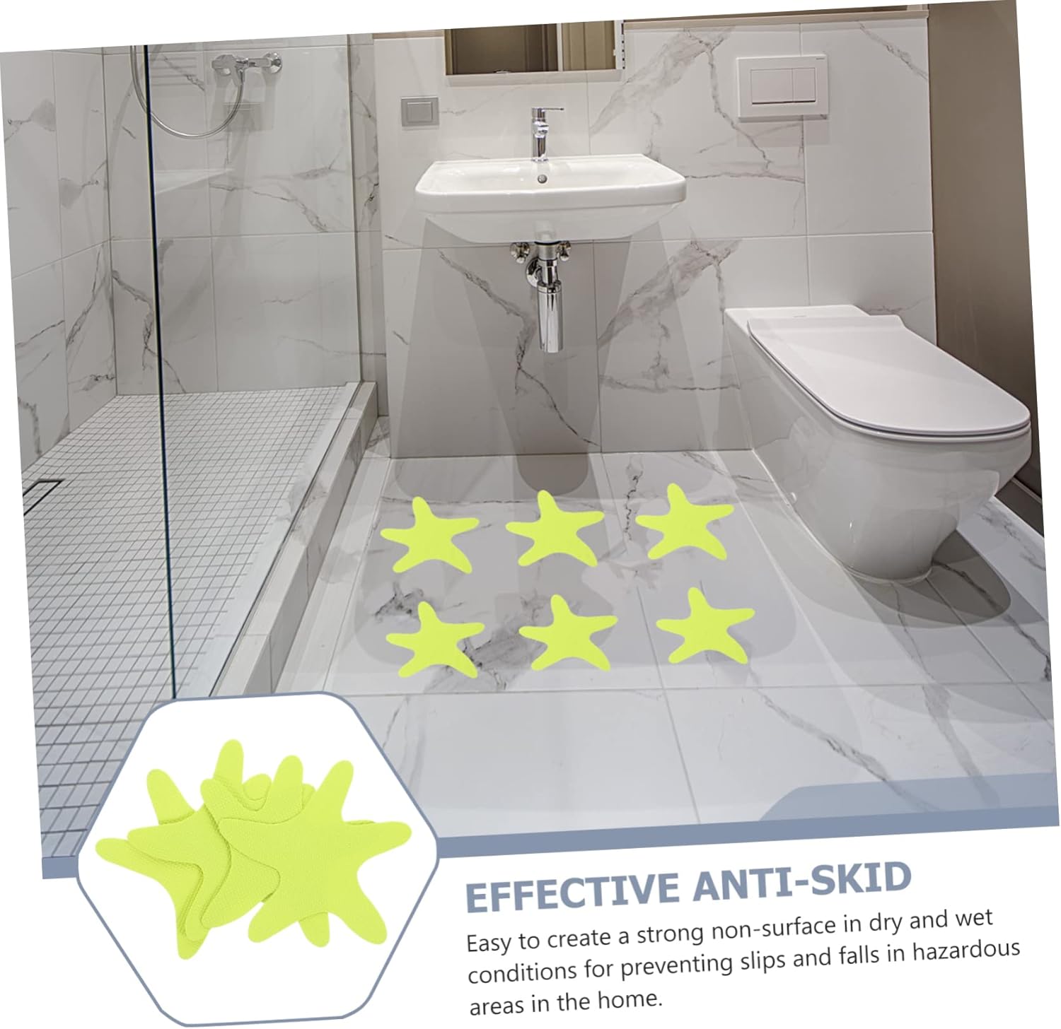 Ciieeo 1set Non-Skid Bathtub Decals for Safe Bathing
