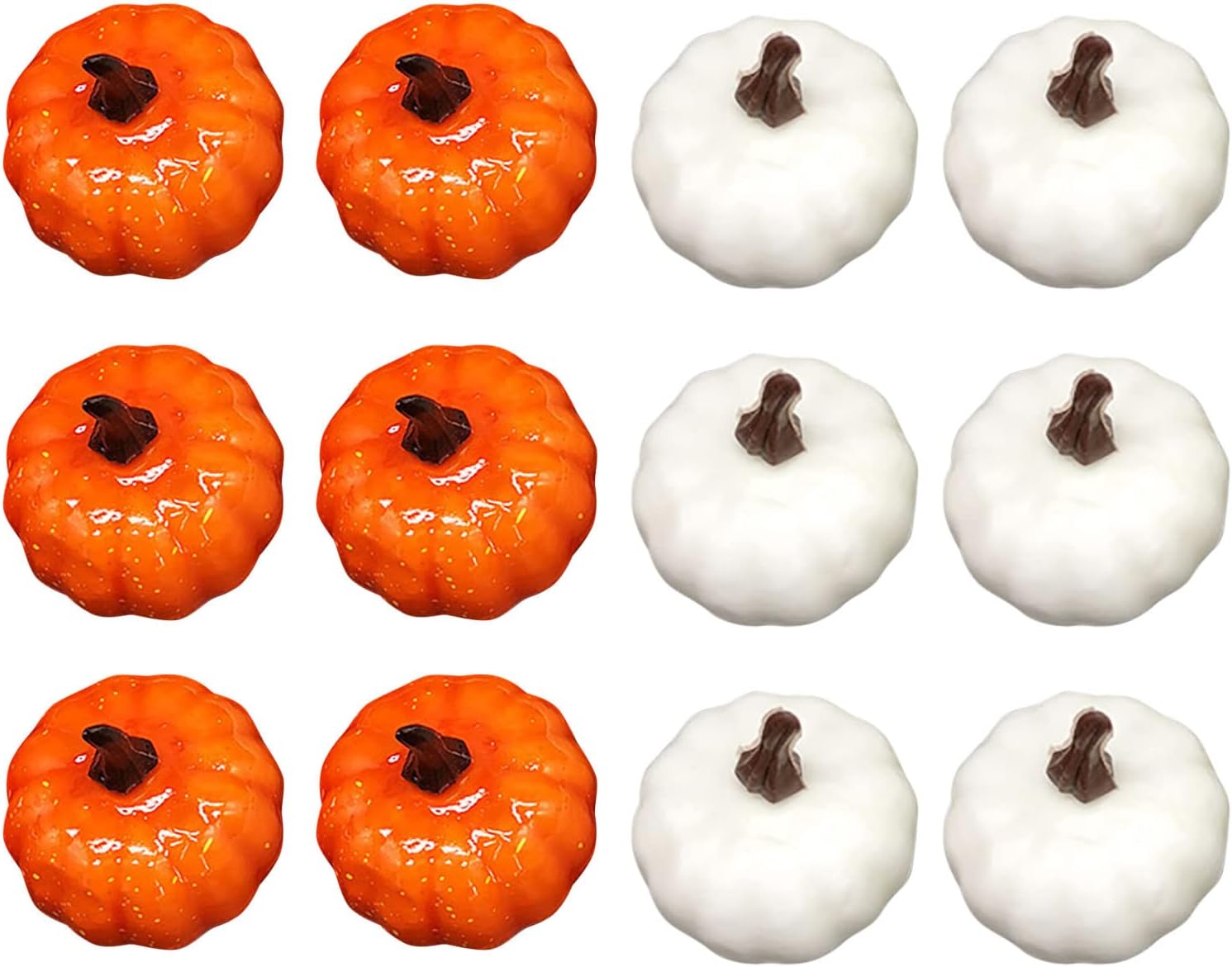 Nudsfuii Artificial Pumpkins Sculpture Home Decor