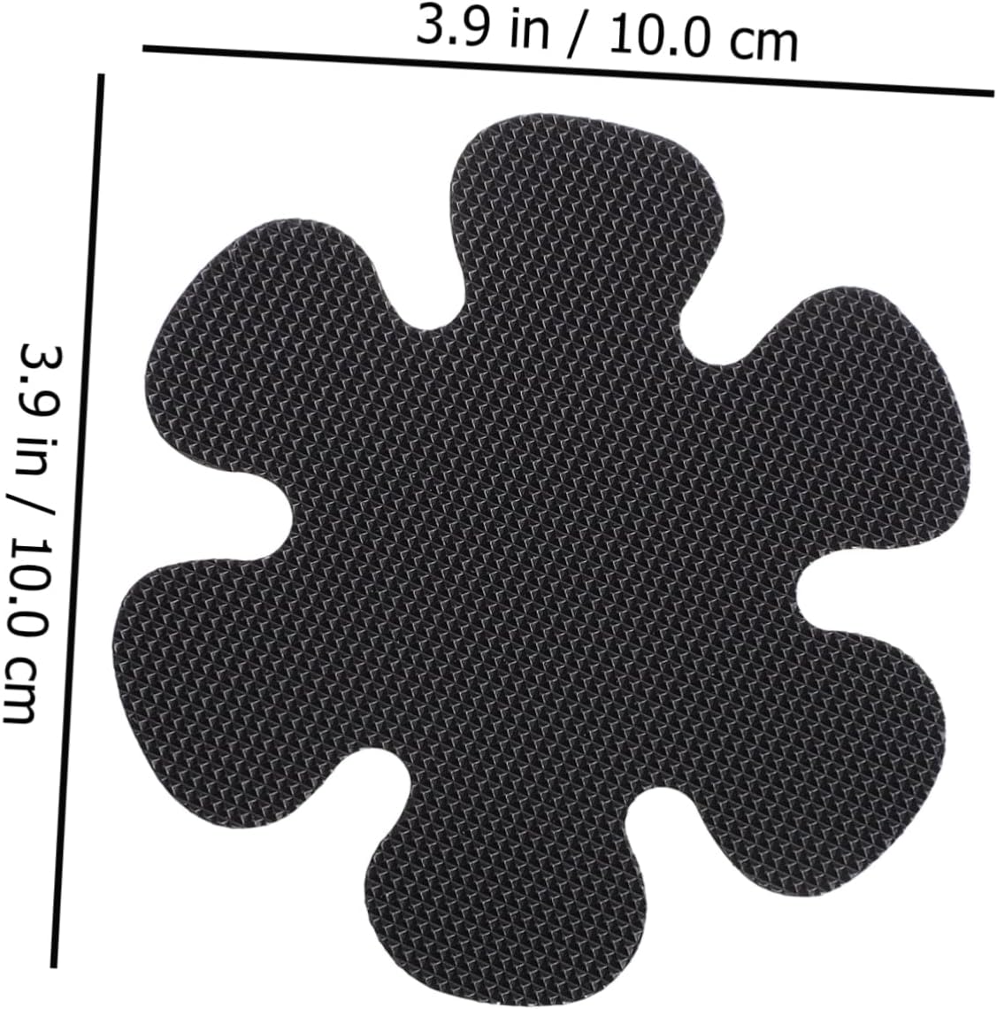 PRETYZOOM 20Pcs Flower Shaped Non-Slip Bath Stickers
