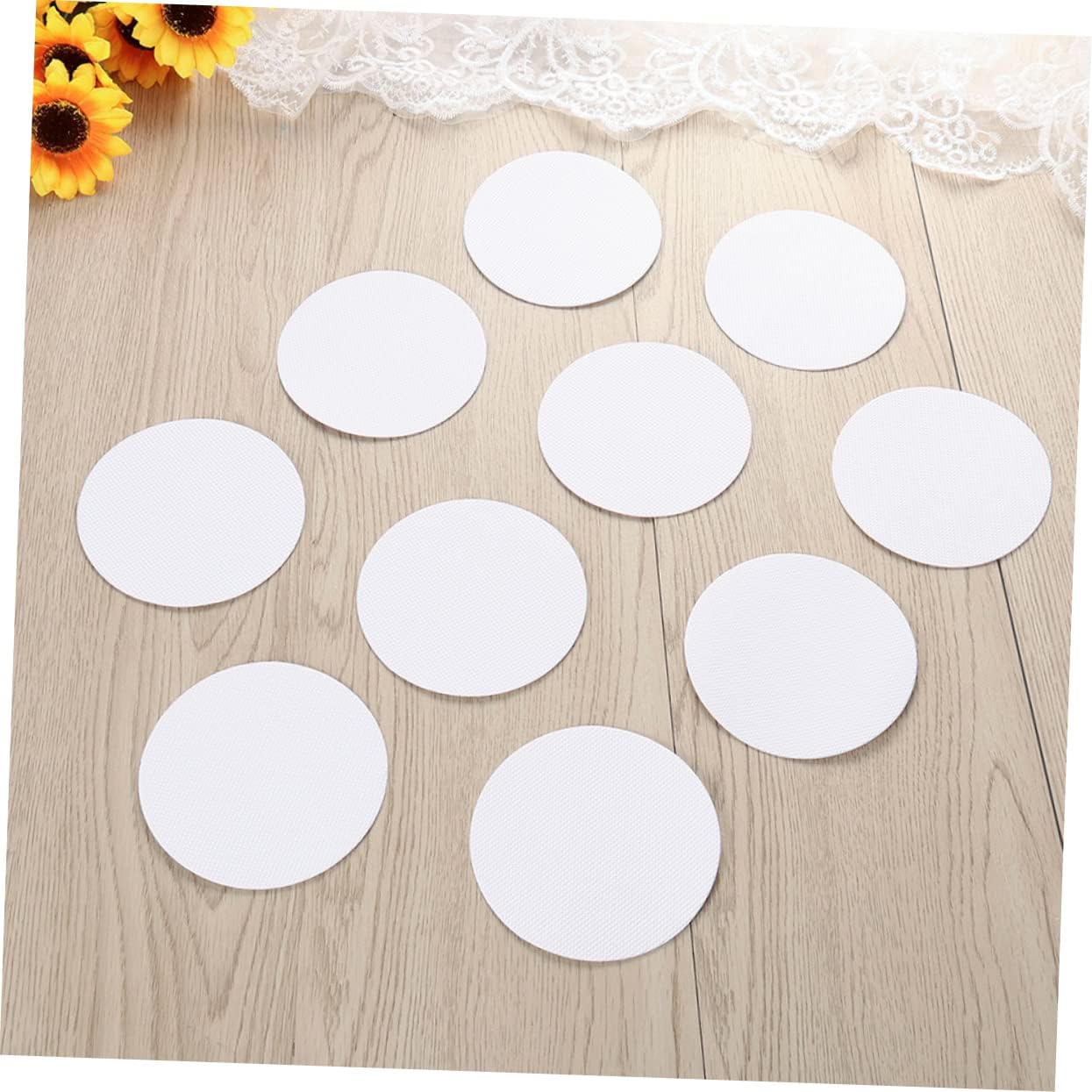 VOSAREA 36Pcs Round Peva Anti-Slip Bath Stickers