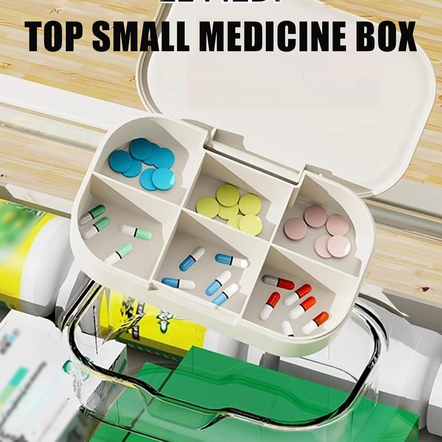 3-Tier Medicine Storage Organizer for Home Travel