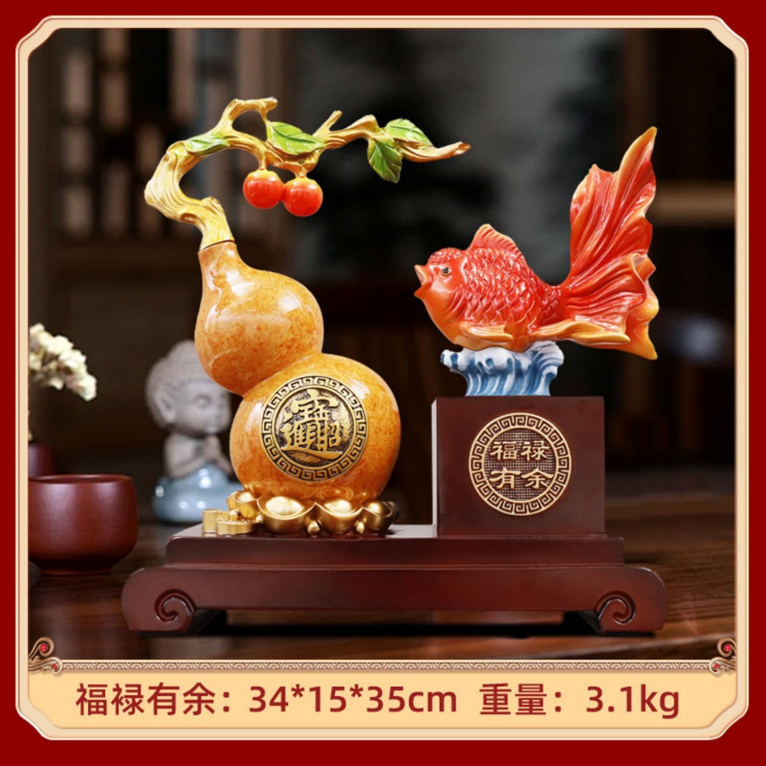 Chinese Feng Shui Wealth and Prosperity Statue