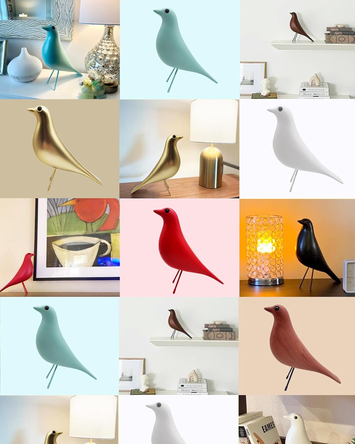 Mid Century Modern Bird Figurines - Decorative Sculptures