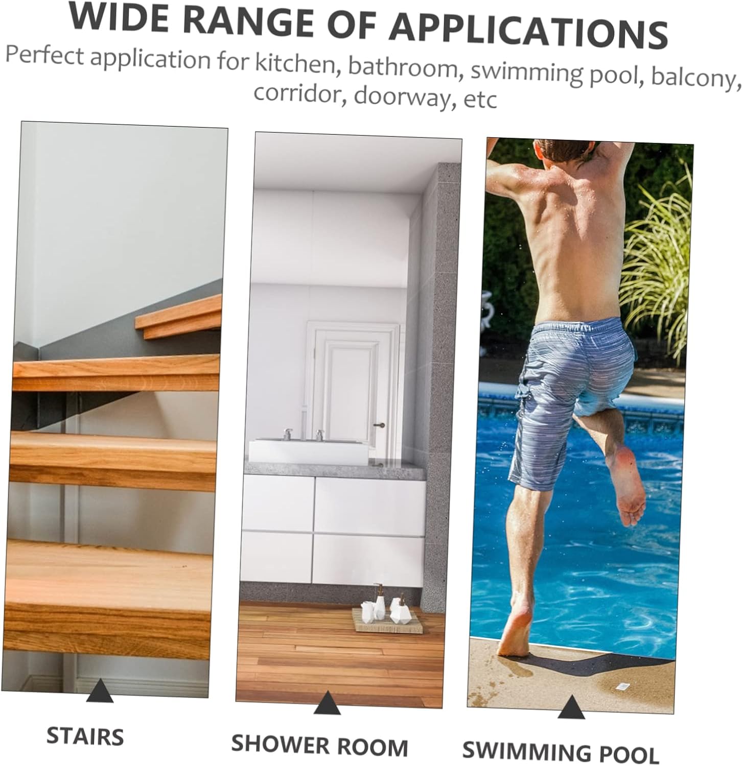 Non-Slip Adhesive Strips for Bathrooms 36pcs Set