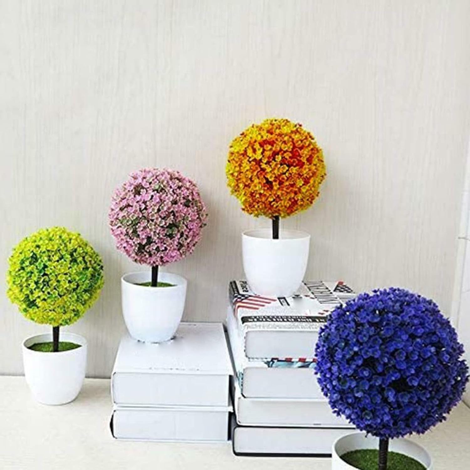Sturdy Artificial Tree Green Grass Sculptures for Home Decor
