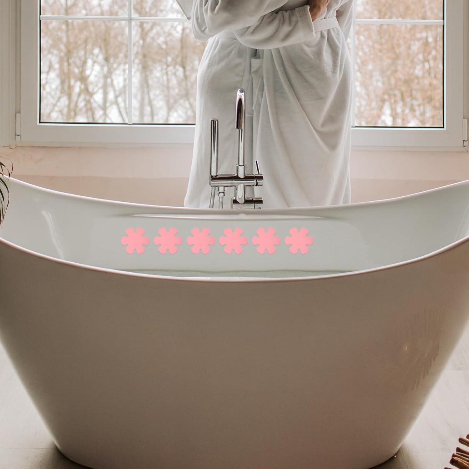 Garneck Non-Slip Bath Stickers Anti-Slip Bathtub Decals