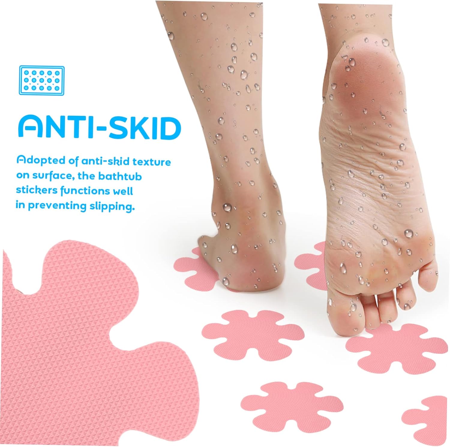 Garneck Non-Slip Bath Stickers Anti-Slip Bathtub Decals