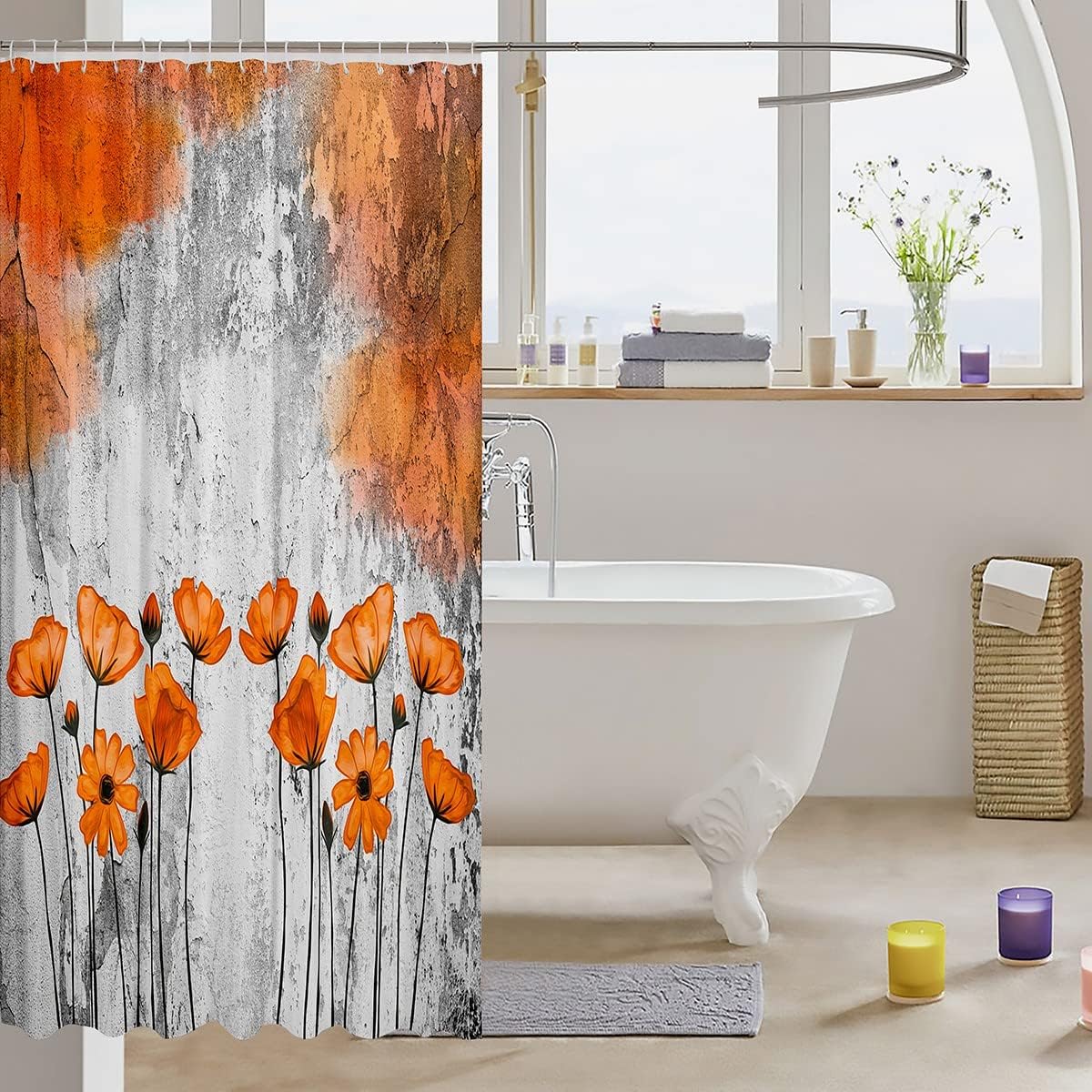 Manfei Poppy Kids Shower Curtain Set