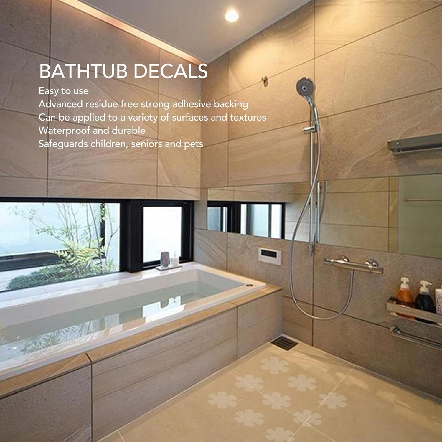 Tissting Non-Slip Bathtub Stickers 20 PCS