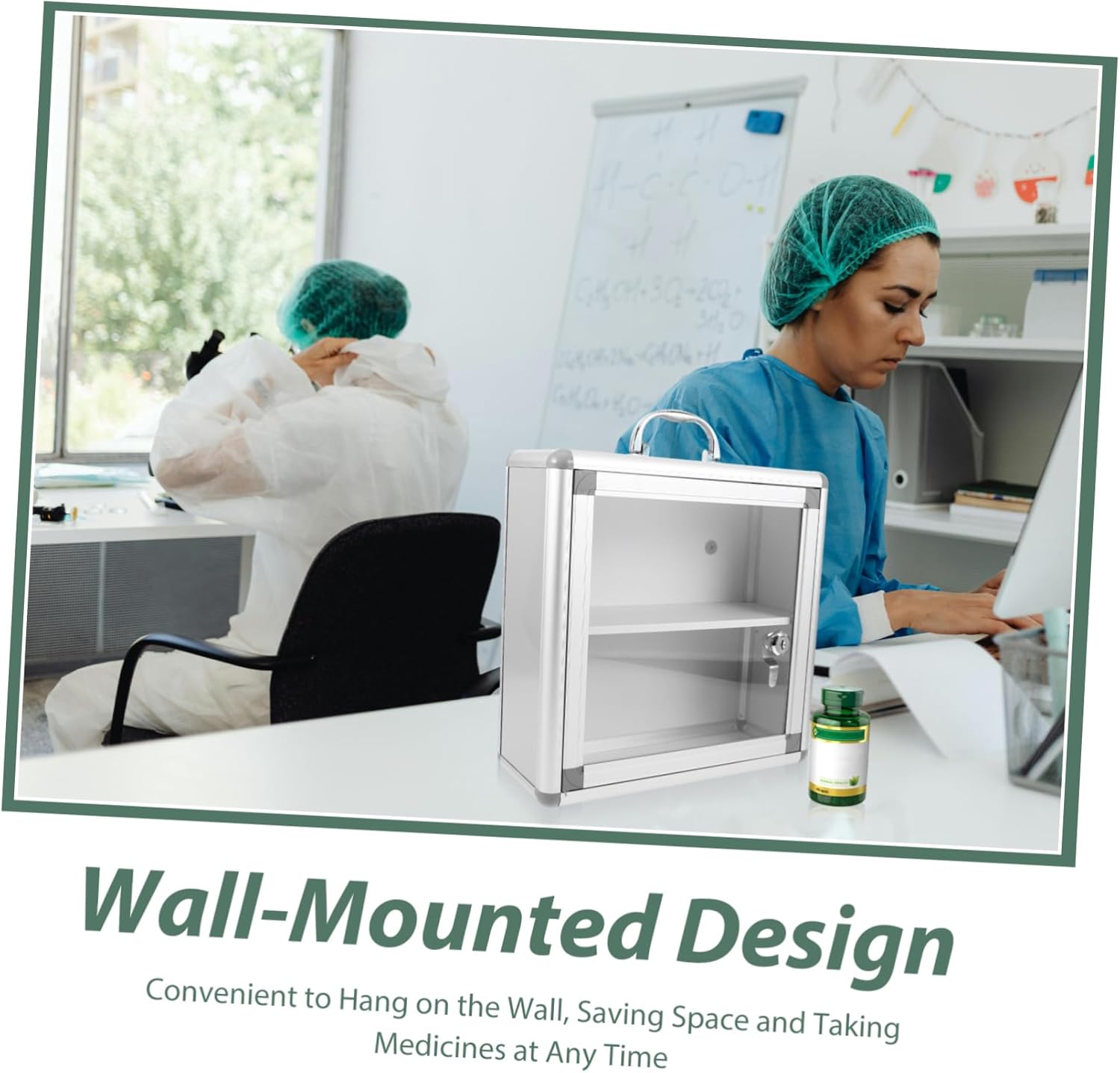 Hemobllo Wall Medicine Cabinet Organizer