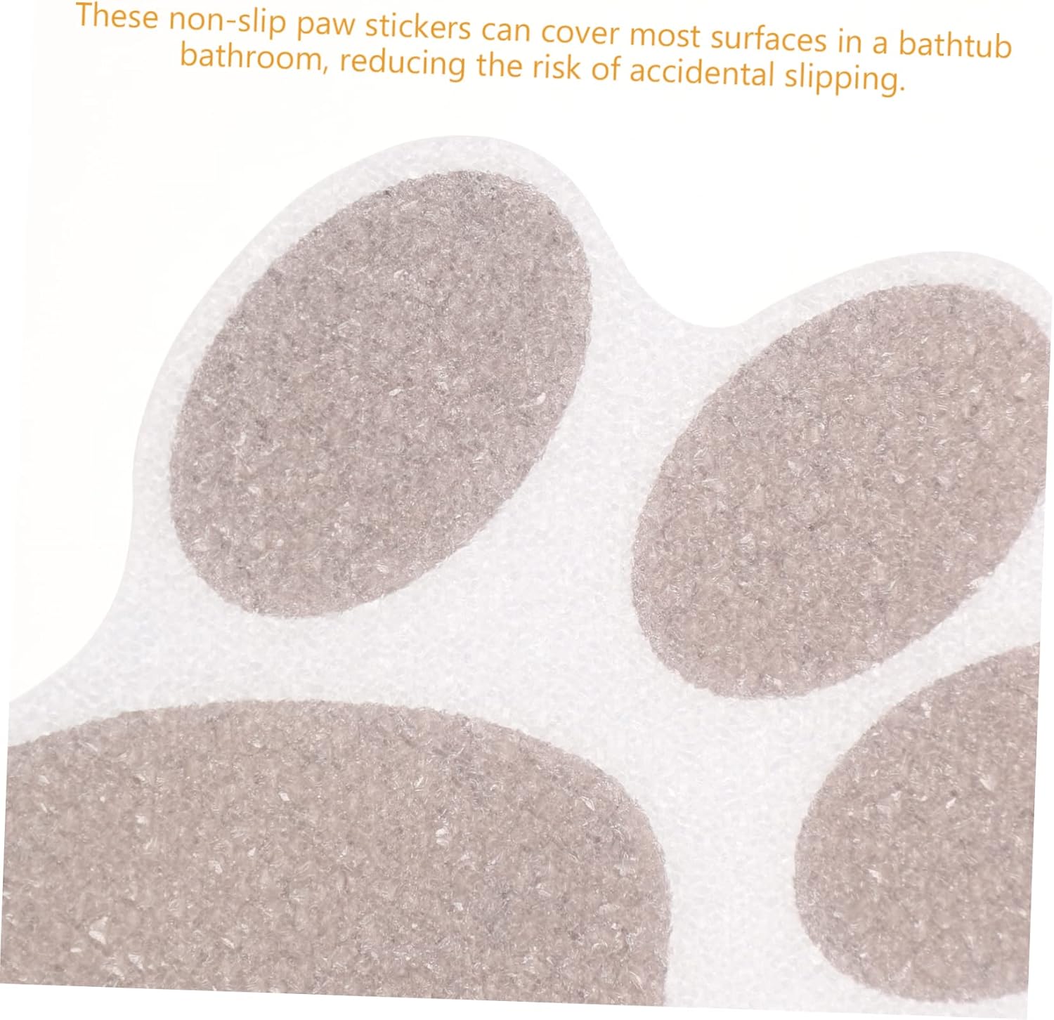 VOSAREA 10Pcs Non-Slip Shower Stickers for Bathtub Safety
