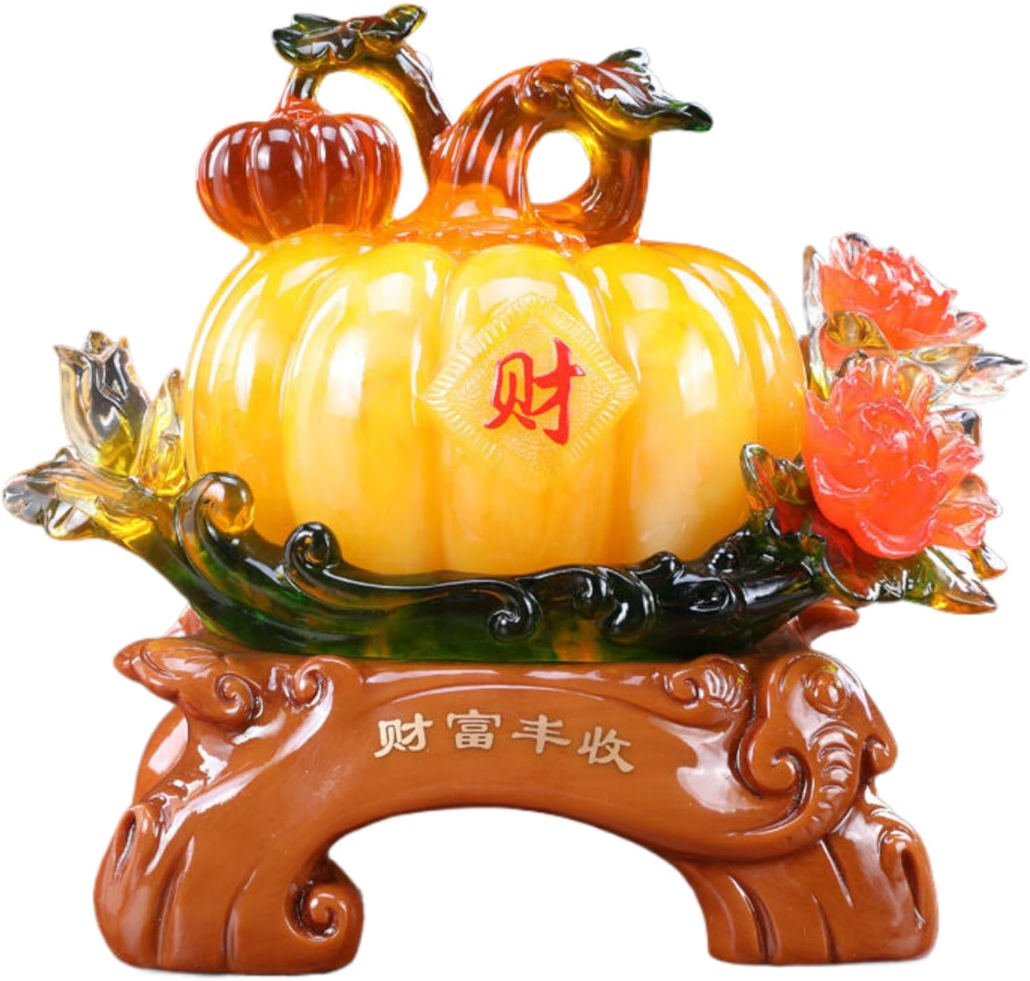 Resin Wealth Prosperity Sculpture for Home and Office