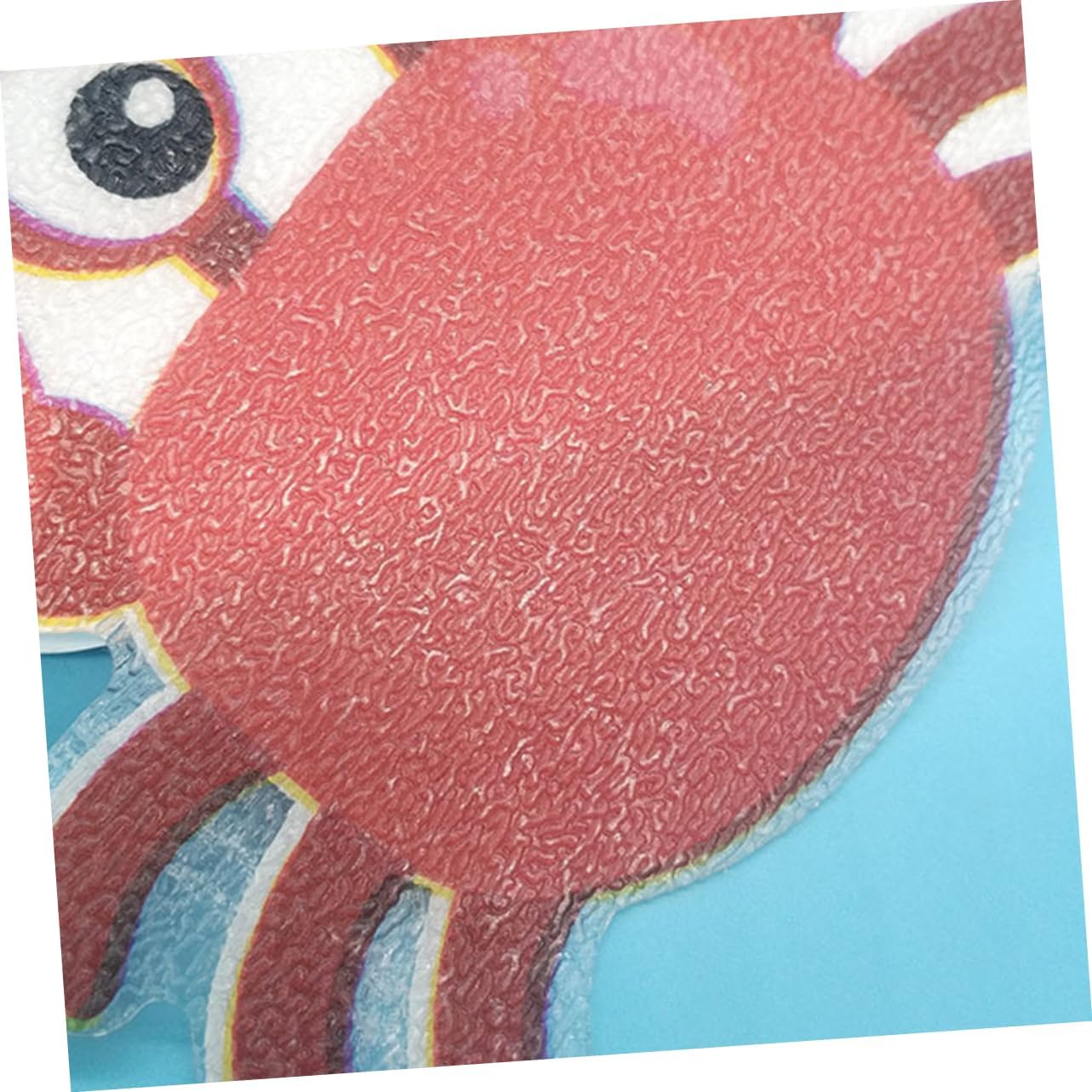 Ciieeo 5 Pack Non-Slip Bath Tub Stickers with Cartoon Crab Design