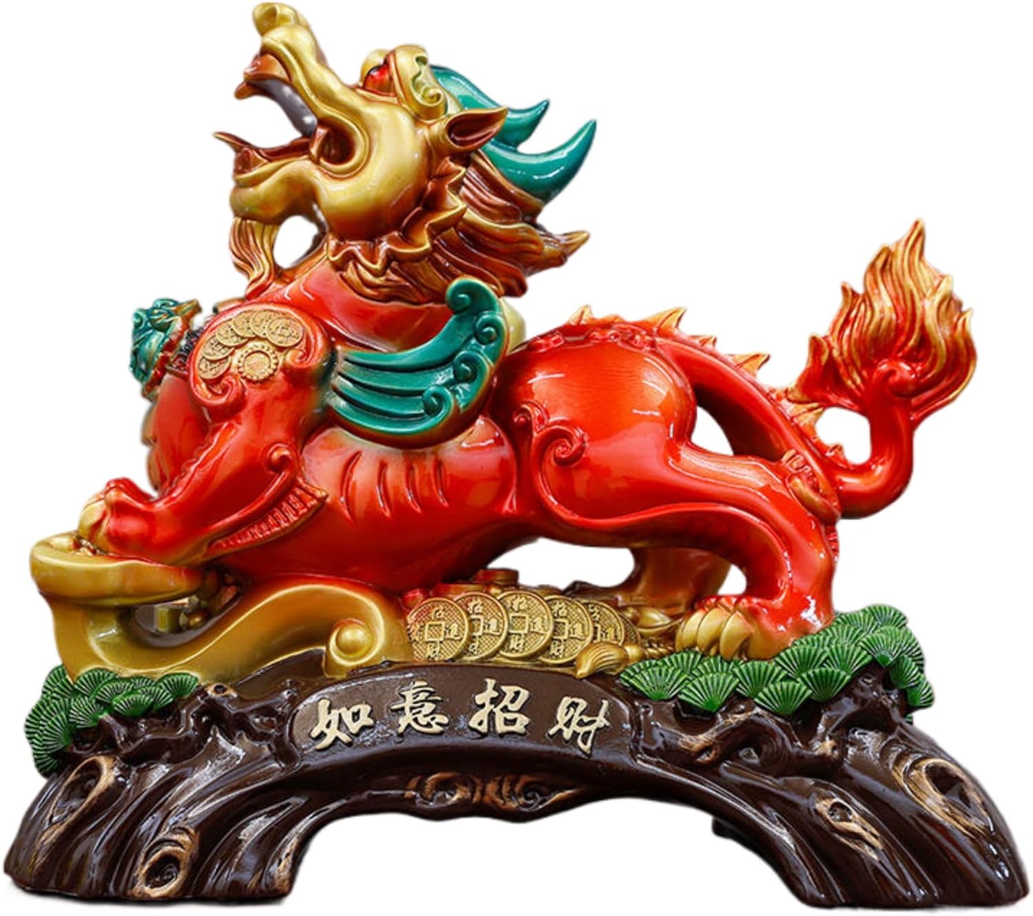 Large Feng Shui Resin Wealth Attraction Statues