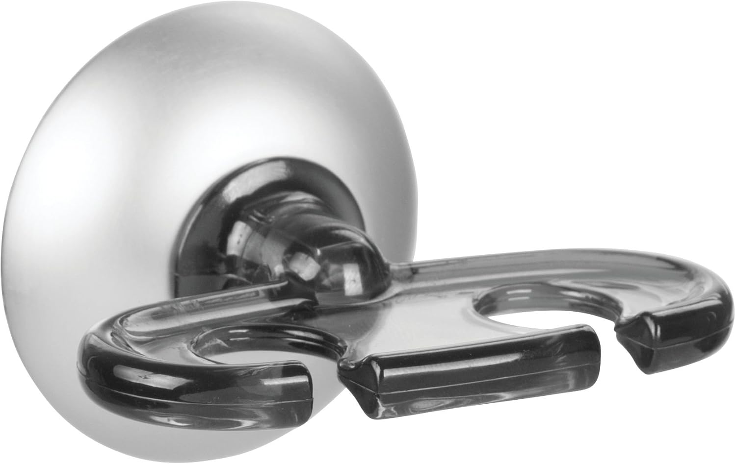 InterDesign iDesign Ultra Power Lock Suction Toothbrush Holder Gray