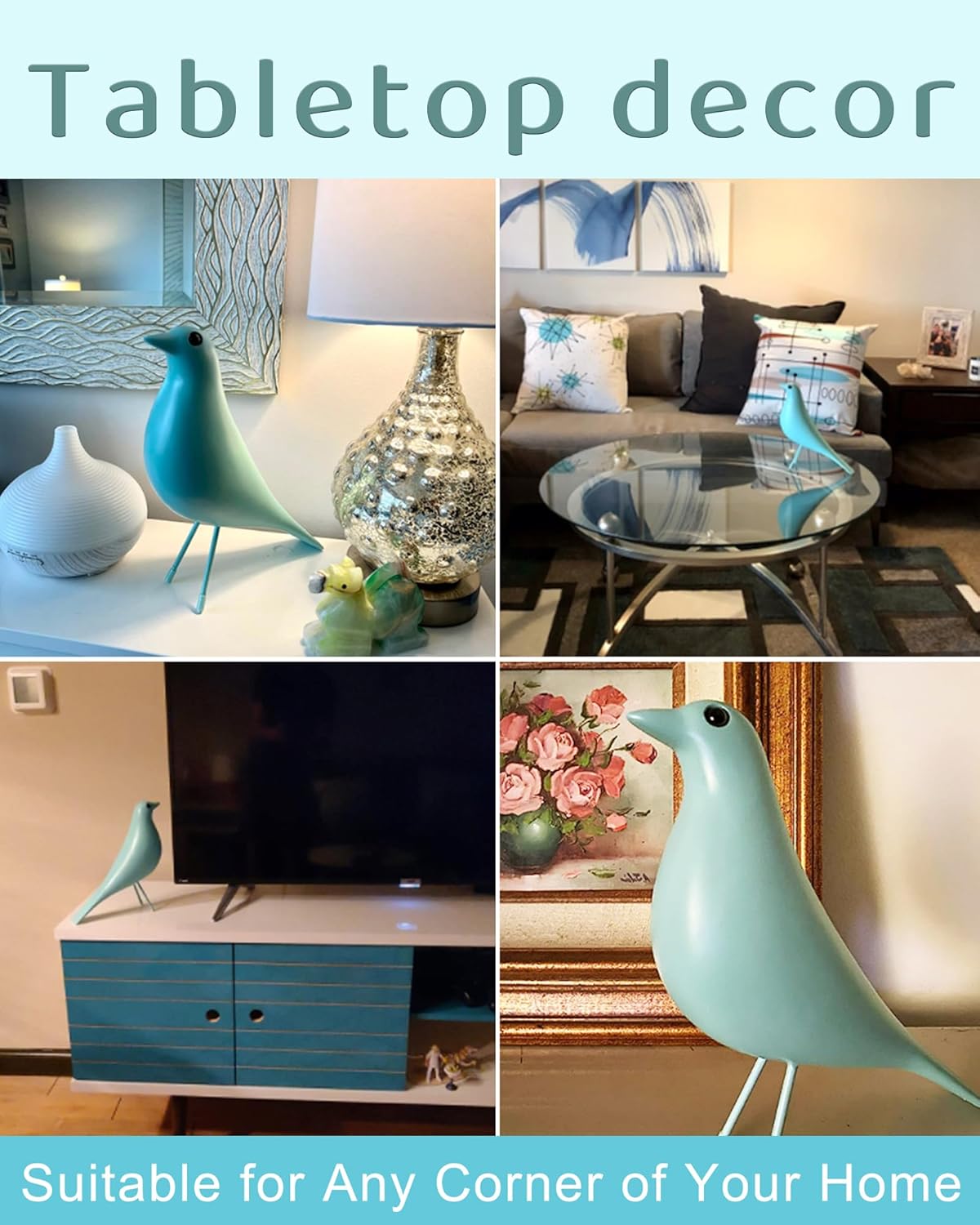 Mid Century Modern Bird Figurines - Decorative Sculptures