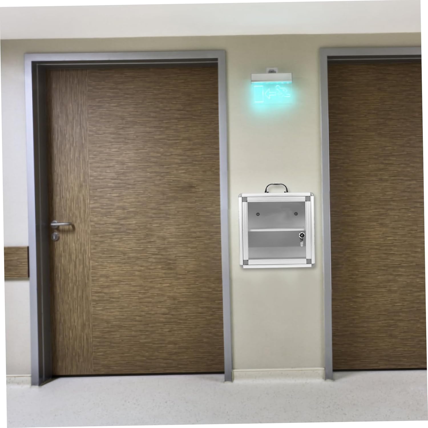 Wall Mounted Medicine Cabinet with Transparent Door for Easy Access
