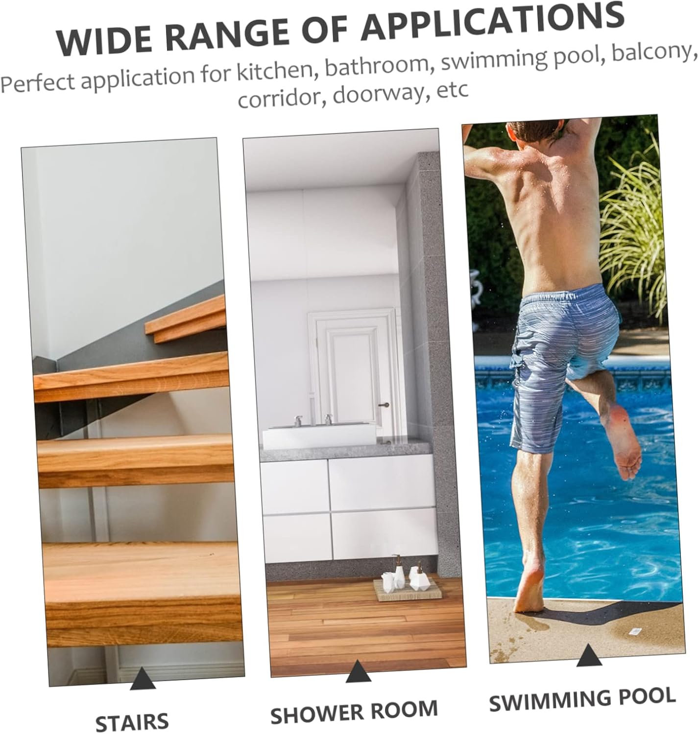 VOSAREA 36pcs Non-Slip Bathtub Stickers for Safety and Traction