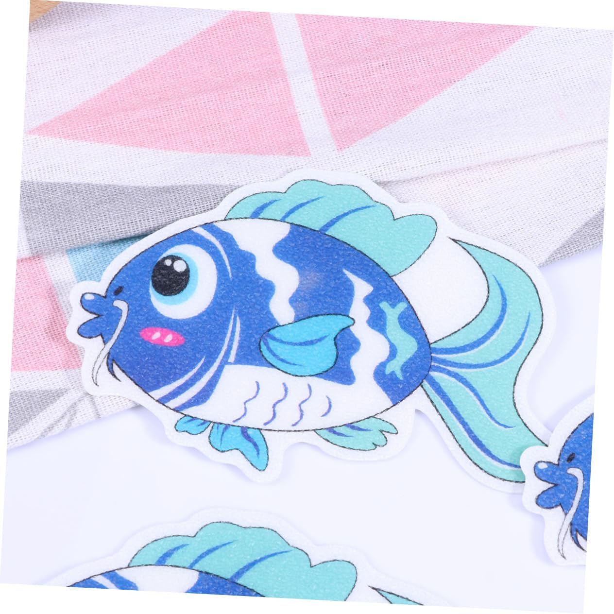 Ciieeo 8pc Fish Decals for Bathroom Non-Slip Stickers
