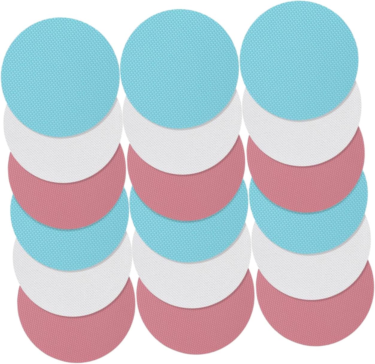 PRETYZOOM 18Pcs Non-Slip Shower Stickers for Bath Safety and Kitchen Use