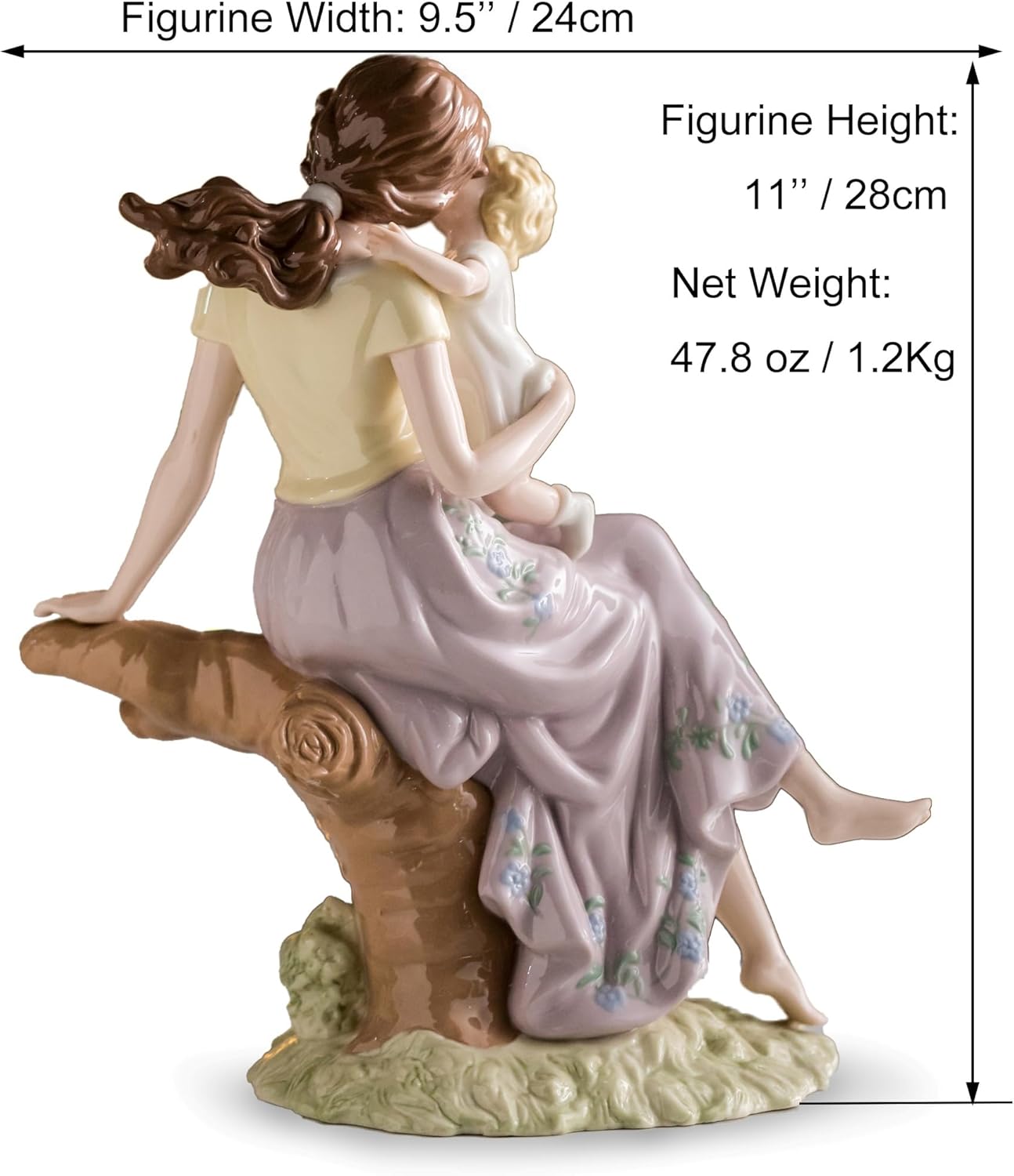 MTME Porcelain Mom I Love You Sculpture