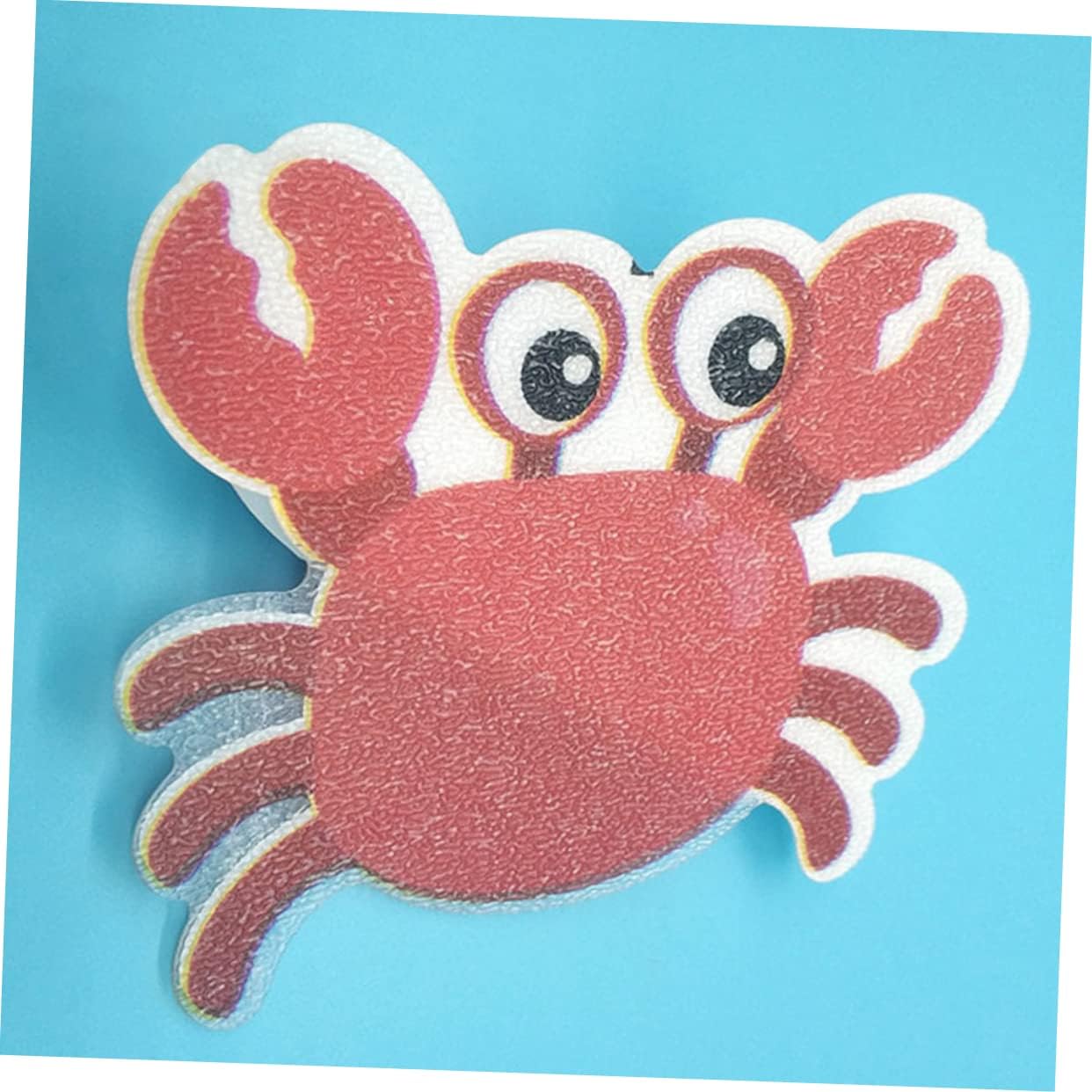 Ciieeo 5 Pack Non-Slip Bath Tub Stickers with Cartoon Crab Design