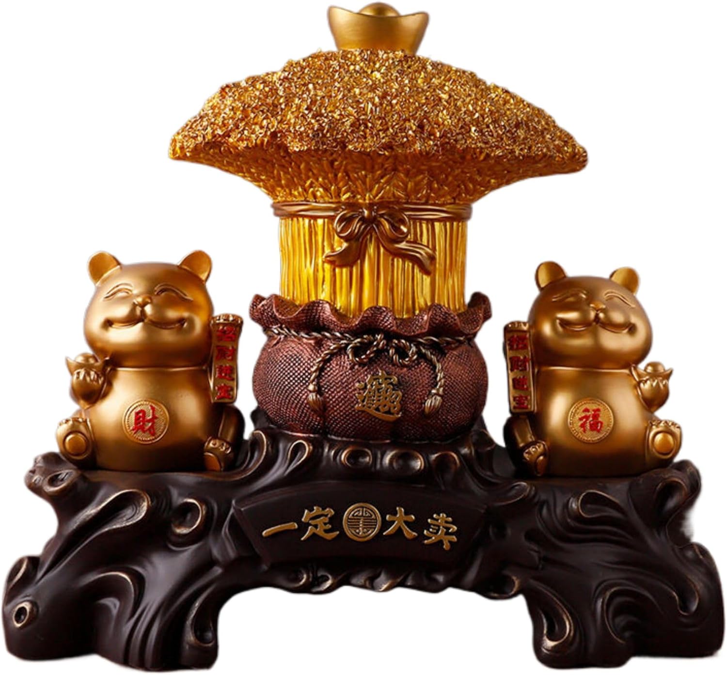 Feng Shui Resin Statue for Wealth and Prosperity - 528