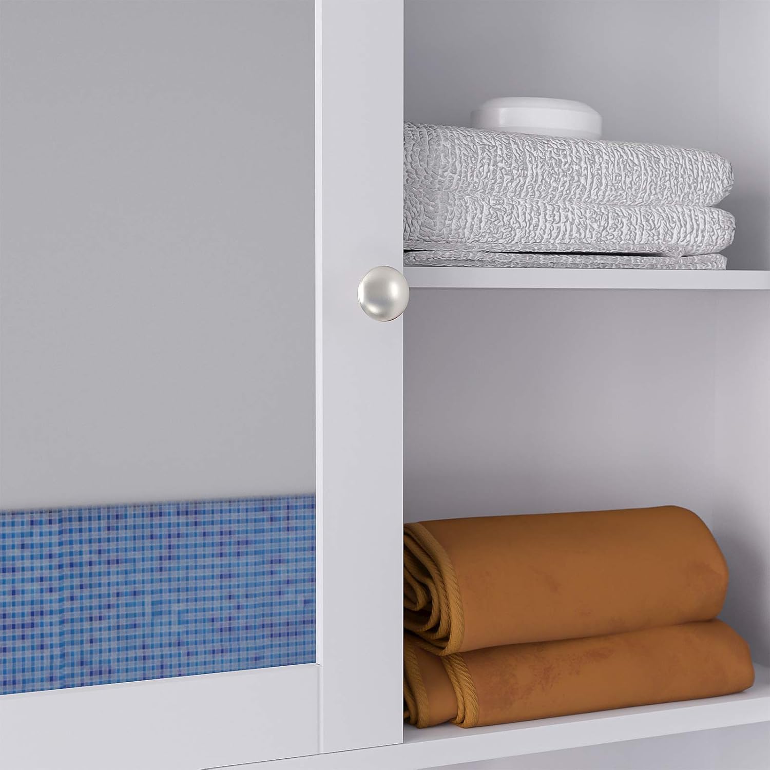Mirror Cabinet with Adjustable Shelves White