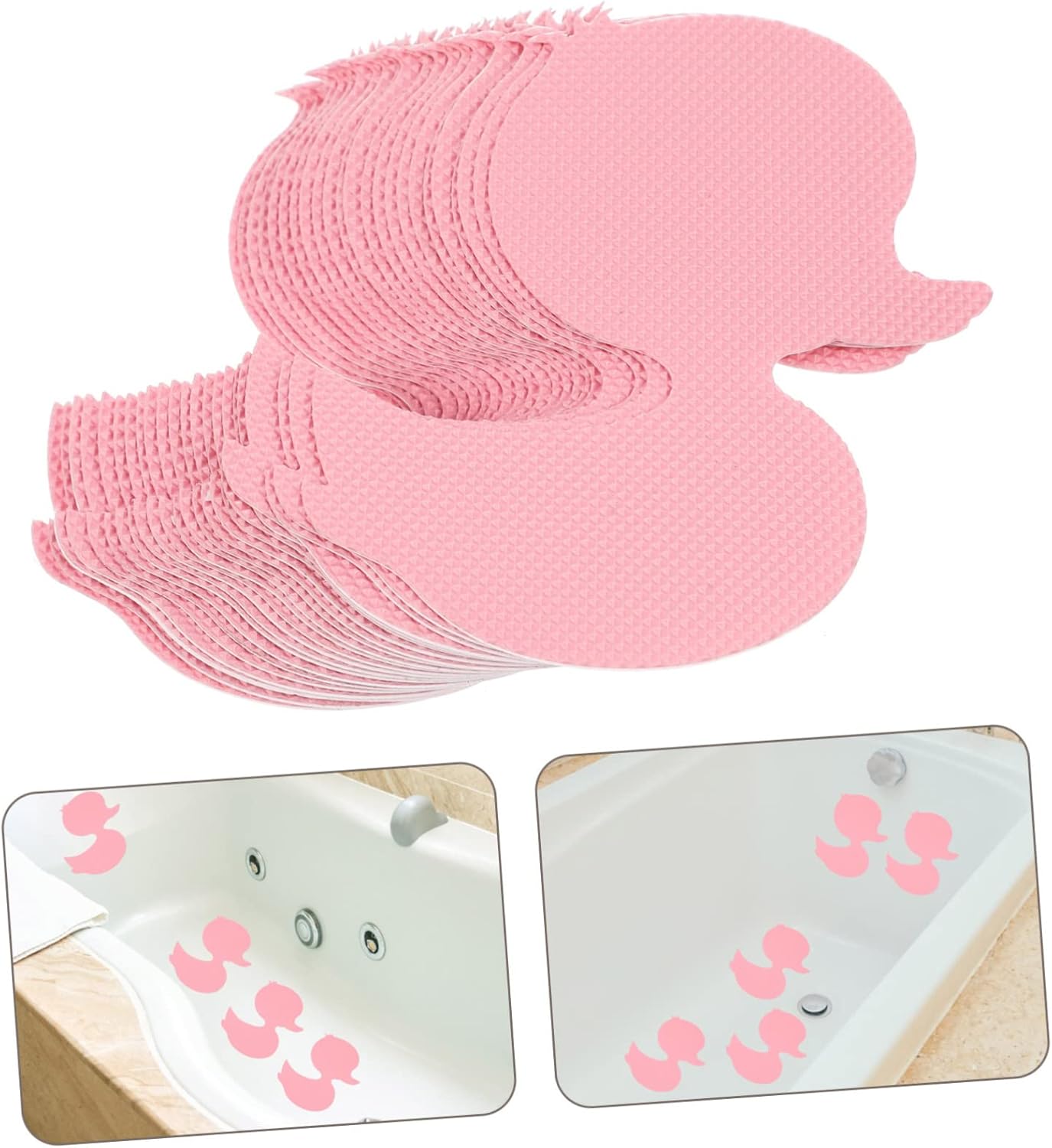 BESTYASH Non-Slip Bathtub Stickers with Cute Ducks